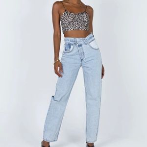 Brand new princess polly holly white pocket jeans